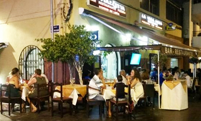 La Piazzetta restaurang på Teneriffa